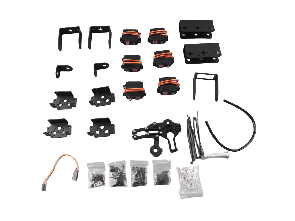Kit de pinza de brazo mecánico para robot de 6 grados de libertad (piezas para robots industriales)