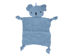 Manta De Seguridad Para Bebé, Algodón Suave, Con Cascabel, Nudo Para La Dentición, Lavable, Azul, De 0 A 3 Años.