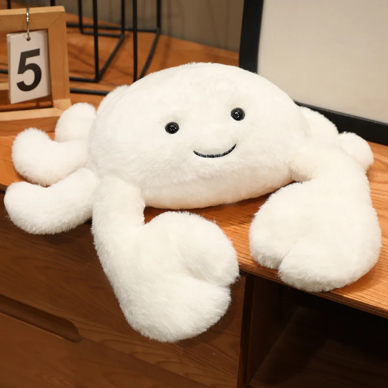 (blanco, 25 Cm) Lindo Peluche Realista De Cangrejo De Dibujos Animados Estilo Anime