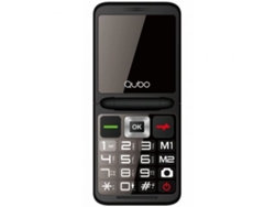 Teléfono Móvil QUBO X-10 para Personas Mayores/ Negro