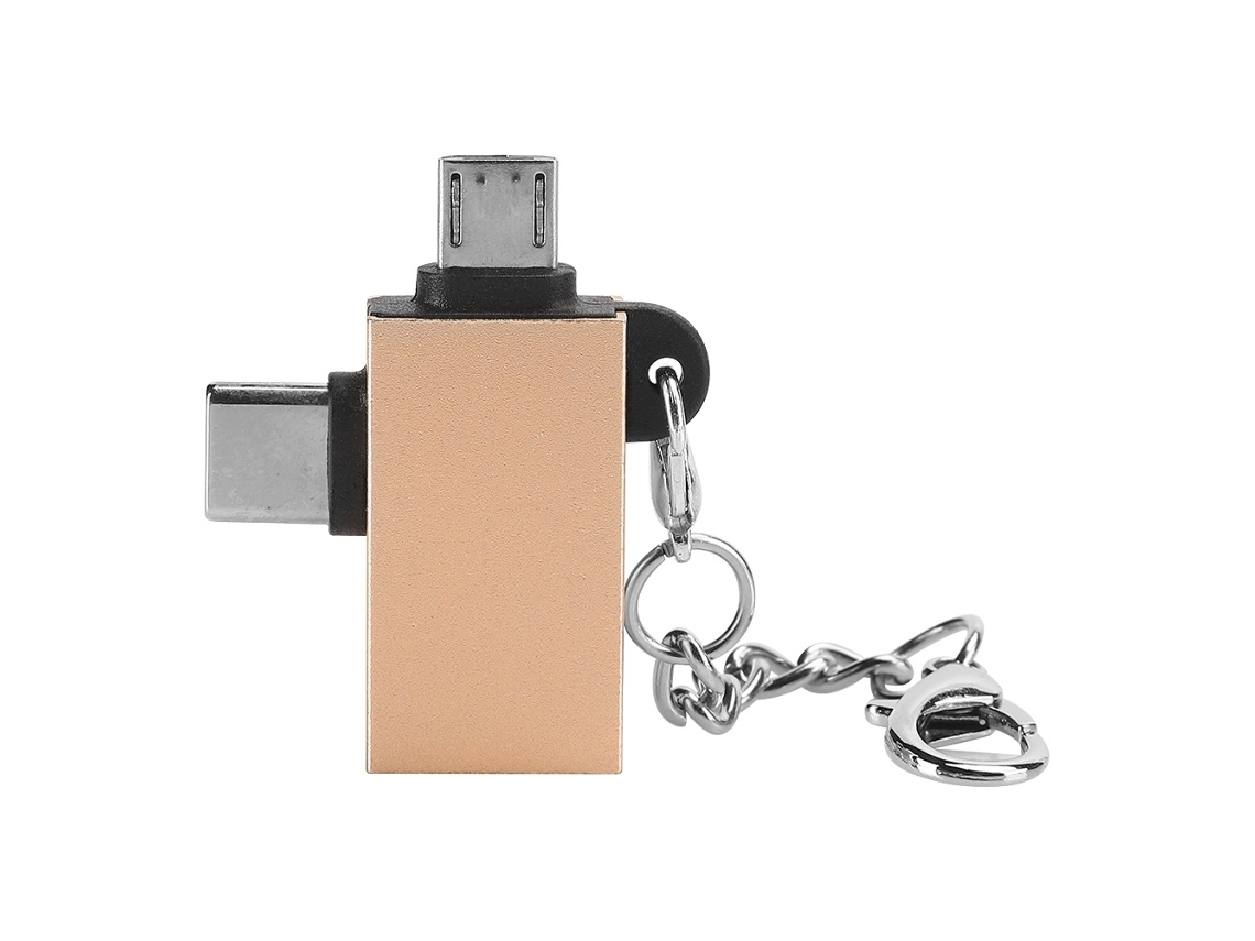 Cable Adaptador Otg (1 A 2, Compatible Con Usb 3.0)