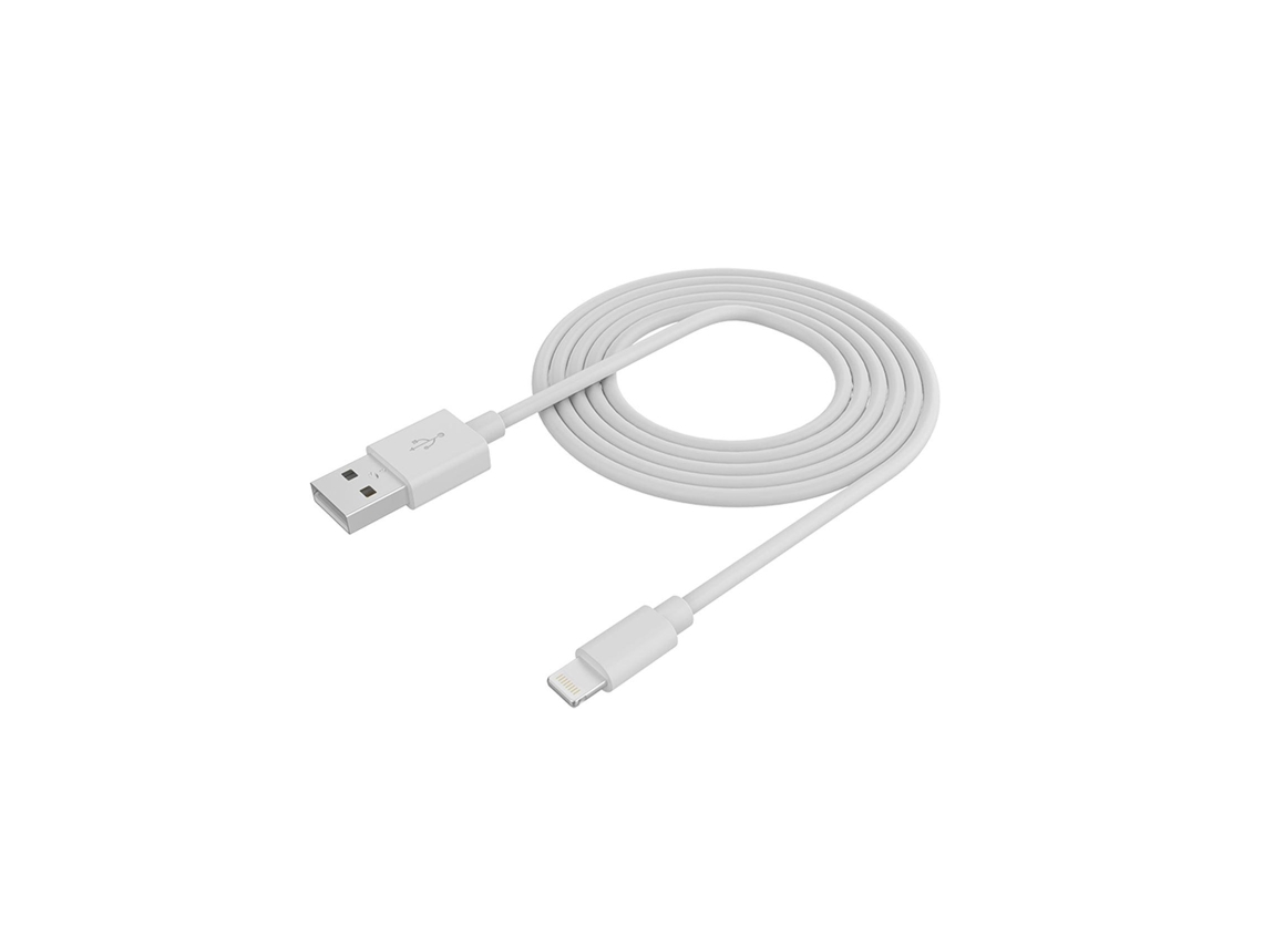 Cable CELLY Pro Compact (USBC Lightning 1 m Blanco) Worten.es