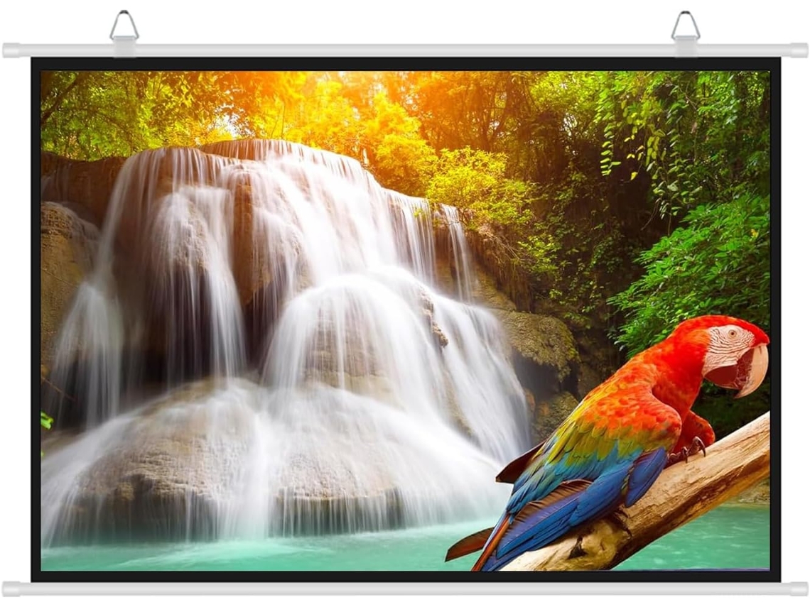 Pantalla de proyección portátil HD de 72 pulgadas, formato 16:9/4:3