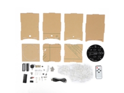 Kit de matriz de puntos LED de 8x32 con espectro musical USB de 5 V para bricolaje