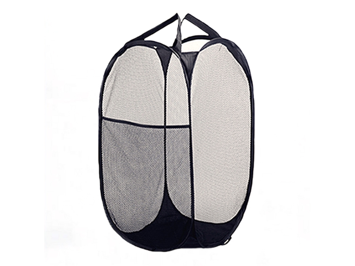 Cesto De Ropa Grande De Poliéster Con Malla Plegable, Gran Capacidad, 36x36x60cm
