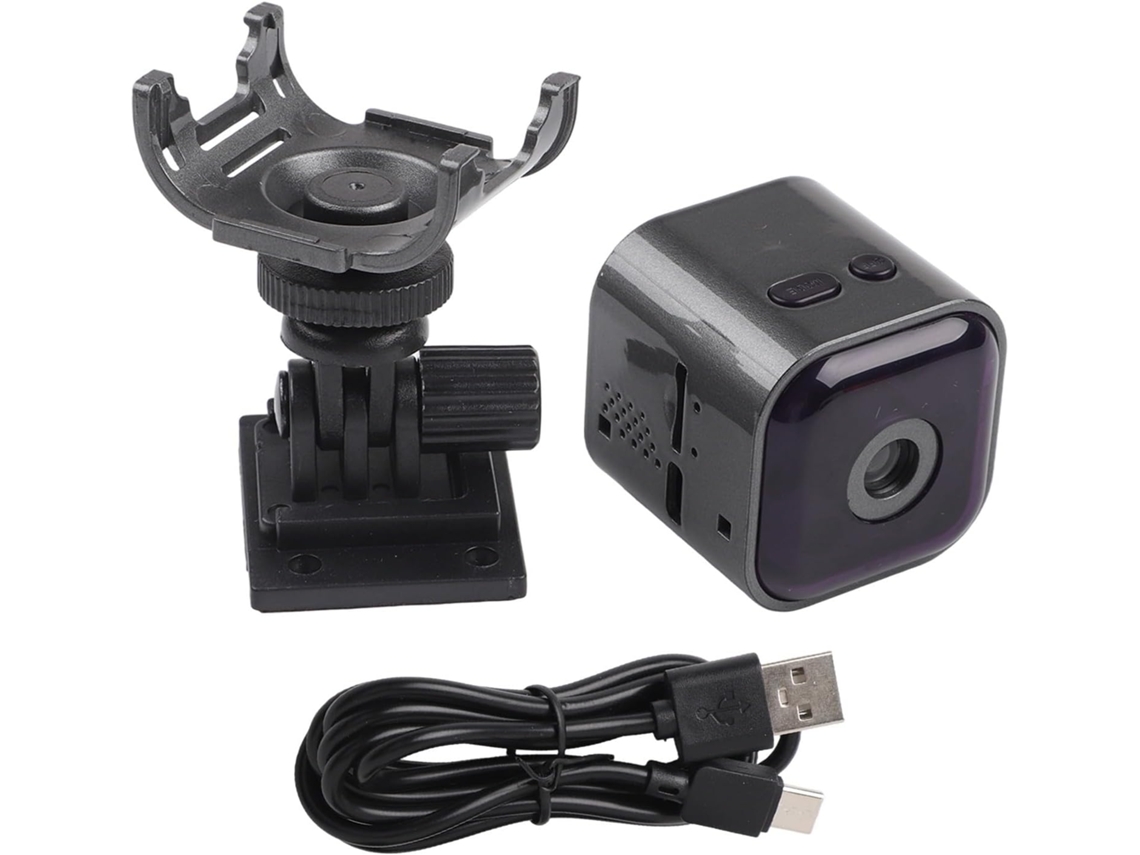 Cámara Wifi 1080p Con Detección De Movimiento Bidireccional Por Cable Para Seguridad En El Hogar Y El Automóvil.