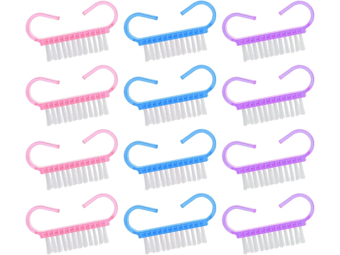 Conjunto De 30 Escovas Portáteis Para Limpeza De Unhas, Com Cerdas Resistentes À Poeira.