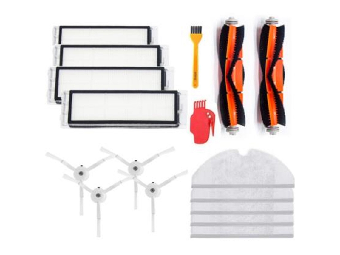 Cepillo lateral de filtro, cepillo principal para Xiaomi Roborock S50 S51 S55 S5 S6, paño de mopa, Kit de piezas de aspiradora, accesorios