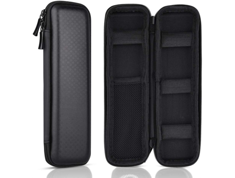 Estuche rígido negro para lápices Estuche rígido para lápices, adecuado para bolígrafos administrativos y lápiz capacitivo