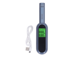 Alcoholímetro De Alta Precisión Con Pantalla Lcd, Alarma Sonora Y Visual, Y Diseño Portátil Recargable.