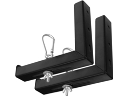 Soporte De Pared Ajustable En Forma De L Para Proyector, De Metal Resistente, Con Gancho Integrado.