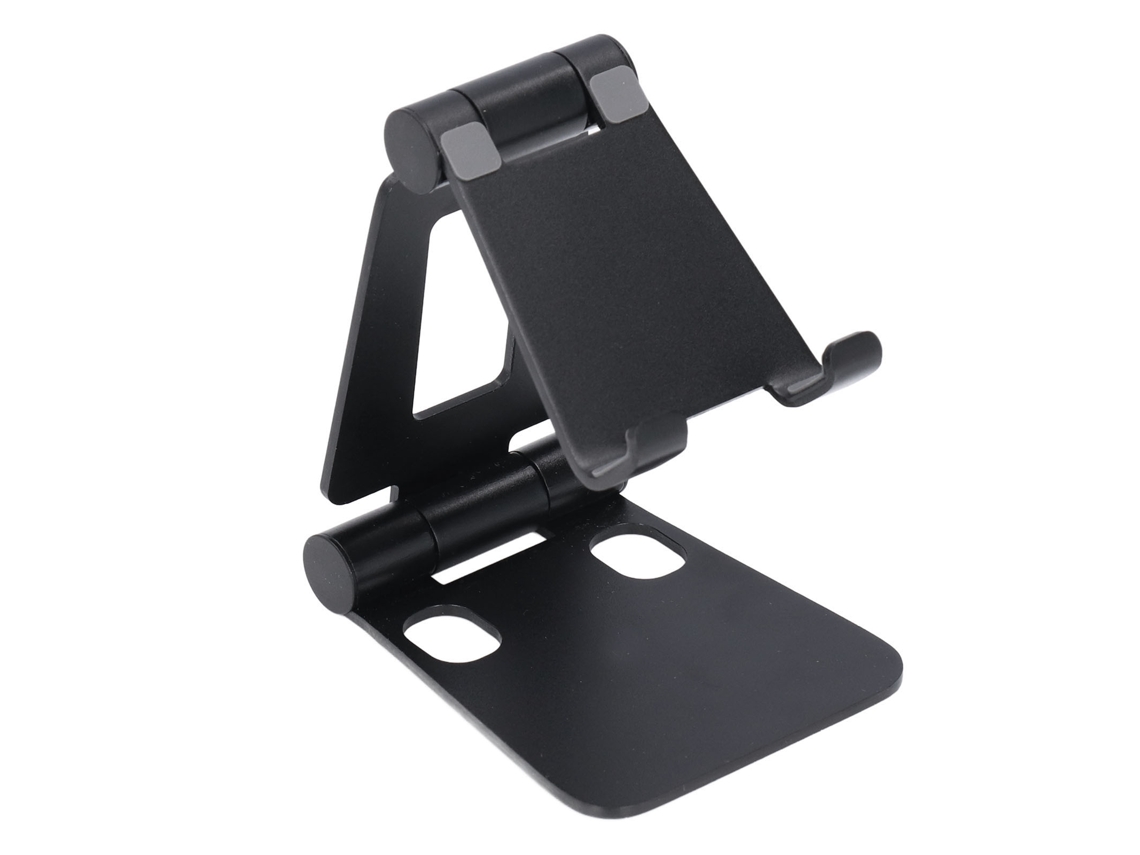 Soporte De Teléfono Ergonómico Silicona Ecológica Estable Para Escritorio Negro