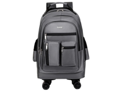 Mochila/Carrito con ruedas, mochila escolar, multifuncional, nueva (gris, azul, negro)