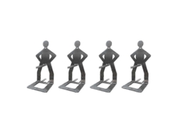 4 piezas de accesorios divertidos para barbacoa, soporte para salchichas, soporte para salchichas Rosewell