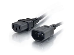 Cable de Alimentación C2G 88504 3m C13 para C14 Negro