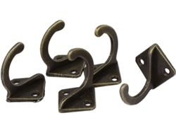 5 Ganchos Individuales Cuadrados De Aleación De Zinc Para Toallas, Ideales Para Puertas De Baño O