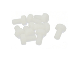 10 Piezas Tapa Hexagonal De Plástico Nailon Rosca Derecha M8 X 15 Mm
