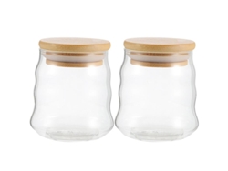 2 Botellas Pequeñas De Vidrio.