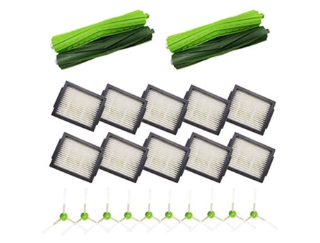 24 piezas de repuesto, accesorios compatibles con Irobot Roomba I7 I3 I4 I6 I8 I8 Plus E5 E6 Series Filter