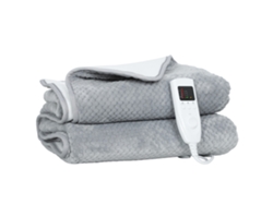 Manta Eléctrica 160x140 5 Niveles Doble Mando Gris