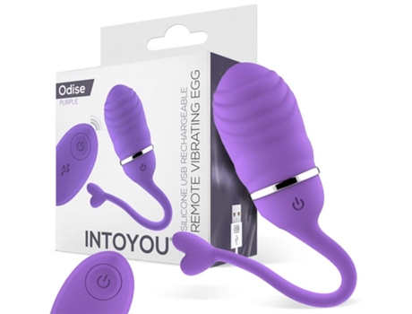 Huevo Vibrador Control Remoto Odise Usb Silicona Púrpura INTOYOU