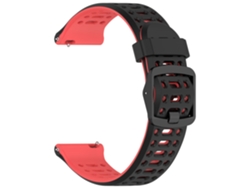 Correa De Silicona De Liberación Rápida Para Coros Pace 2/coros Apex 42mm – 20mm Negra Y Roja
