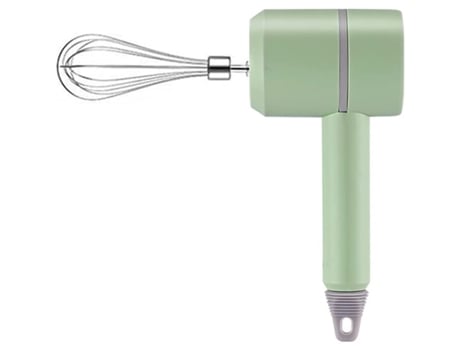 Batidora Recargable para Repostería 1200mAh, Plástico ABS y Acero, Varillas de Batir y Montar, Perfecta para Mezclar y Hornear - Verde KLACK