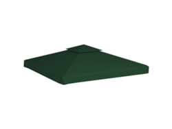 Cubierta de repuesto para cenador 310 g/m² verde 3x3 m Wsd374727 Lovely Home