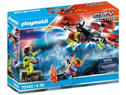 PLAYMOBIL PLAYMOBIL City Action: rescate buzo con dron (Edad Mínima: 4)