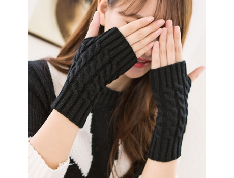 Guantes de Hombre INF Aquecedores Pulso Sem Dedos Negro (195 cm)