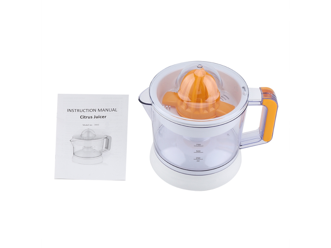 Exprimidor eléctrico de frutas de 220 V con enchufe europeo para zumos de limón y naranja