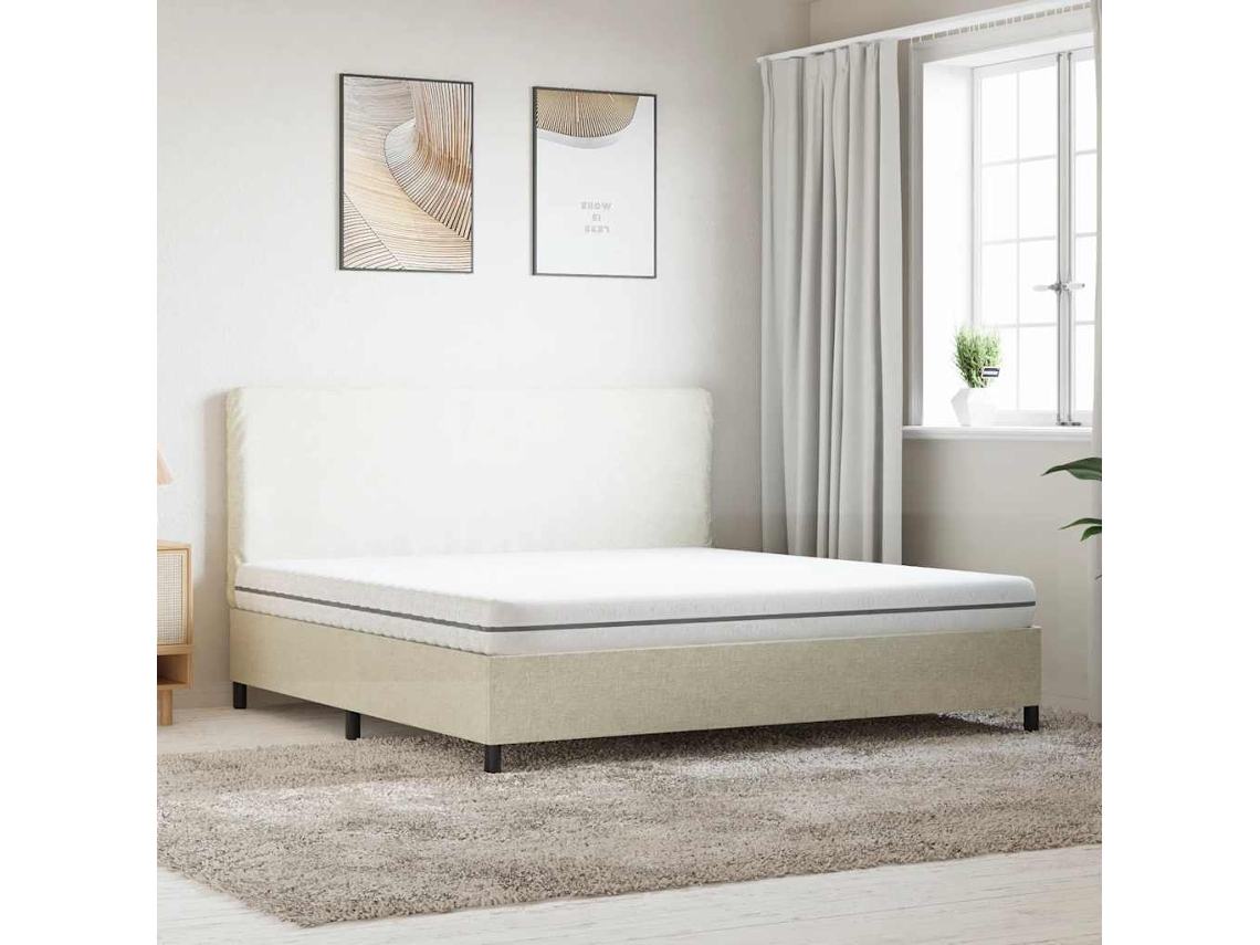 Colchón De Espuma Dureza Media Suave 200x200 Cm