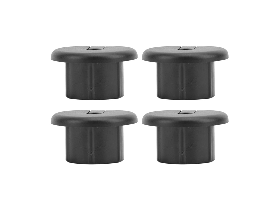 2026-4pcs Grommets Passthrough Cable Para Cable Ethernet Router Adaptador Negro Manga Rectangular V2