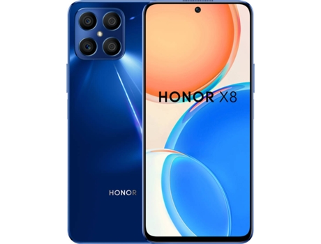 Smartphone HONOR X8 4G (6.7'' - 6 GB - 128 GB - Azul)