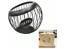 Caja de embalaje de café de gran capacidad Mudg (negro)