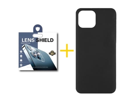 Conjunto de Protector de Pantalla para iPhone 12 Pro Max GANDY Silicona Líquida Negro (1un)