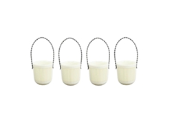 4 piezas macetero de cactus colgante ALLINLESS