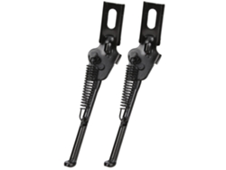 Soporte Lateral Ajustable De Acero Al Carbono, Color Negro, Para Bicicleta Infantil De 12 Pulgadas, 2 Unidades.