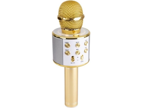 Micrófono MAX KM01 Dorado