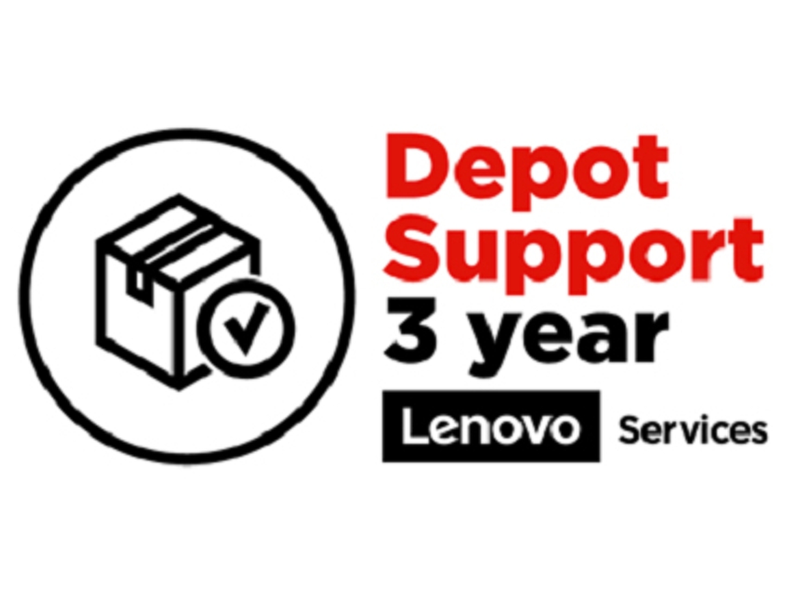 Acuerdo de servicio extendido de actualización con entrega en depósito/cliente, piezas y mano de obra (para sistemas con depósito de 1 año o Lenovo)