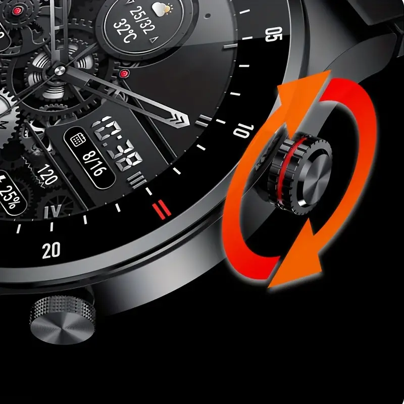 Reproductor de música Smartwatch, seguimiento de pasos, llamadas Bluetooth SHAH ARPAN