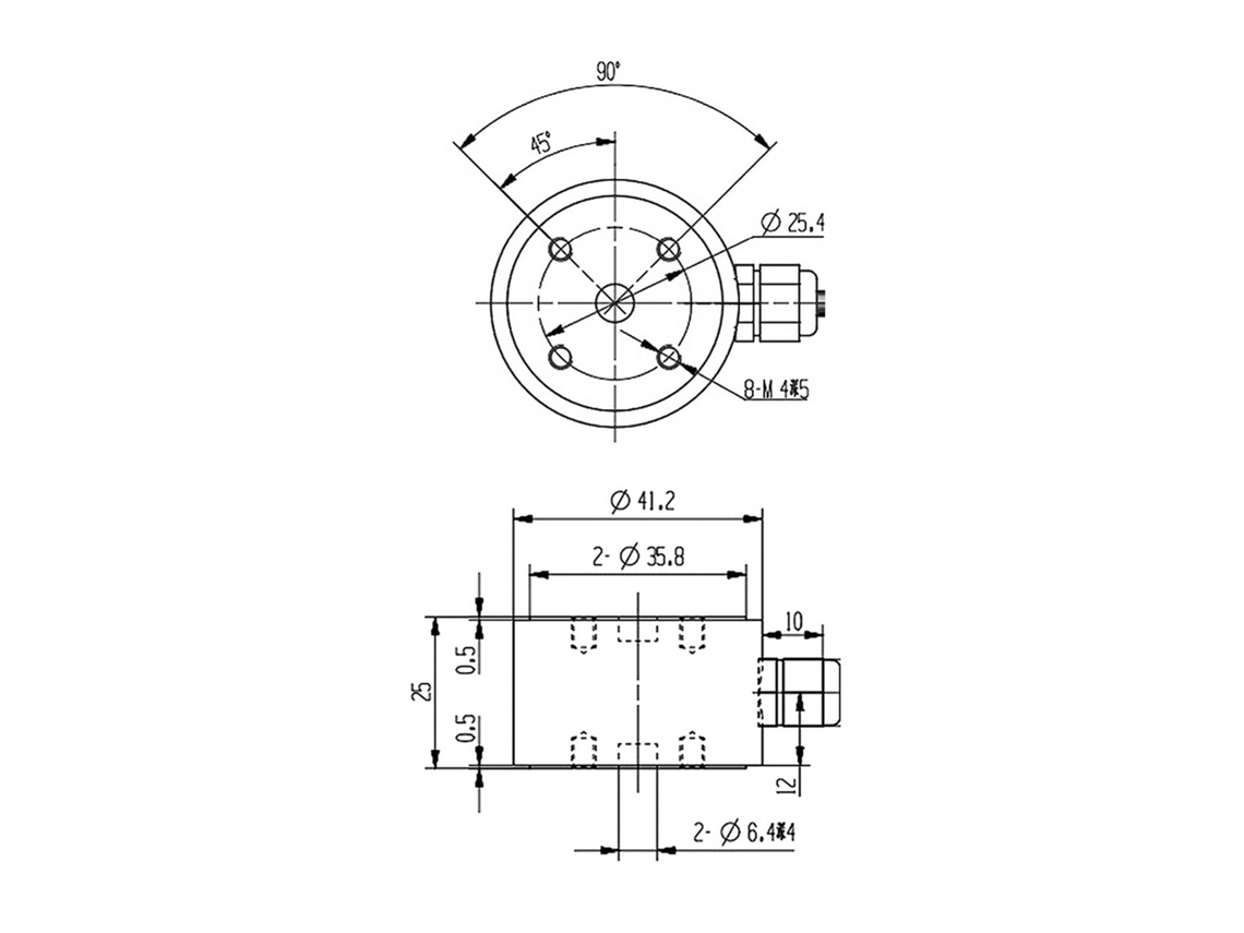 2026dz-sensor De Celda De Carga Para Peso Y Fuerza En Puertas De Garaje Industrial 100kg