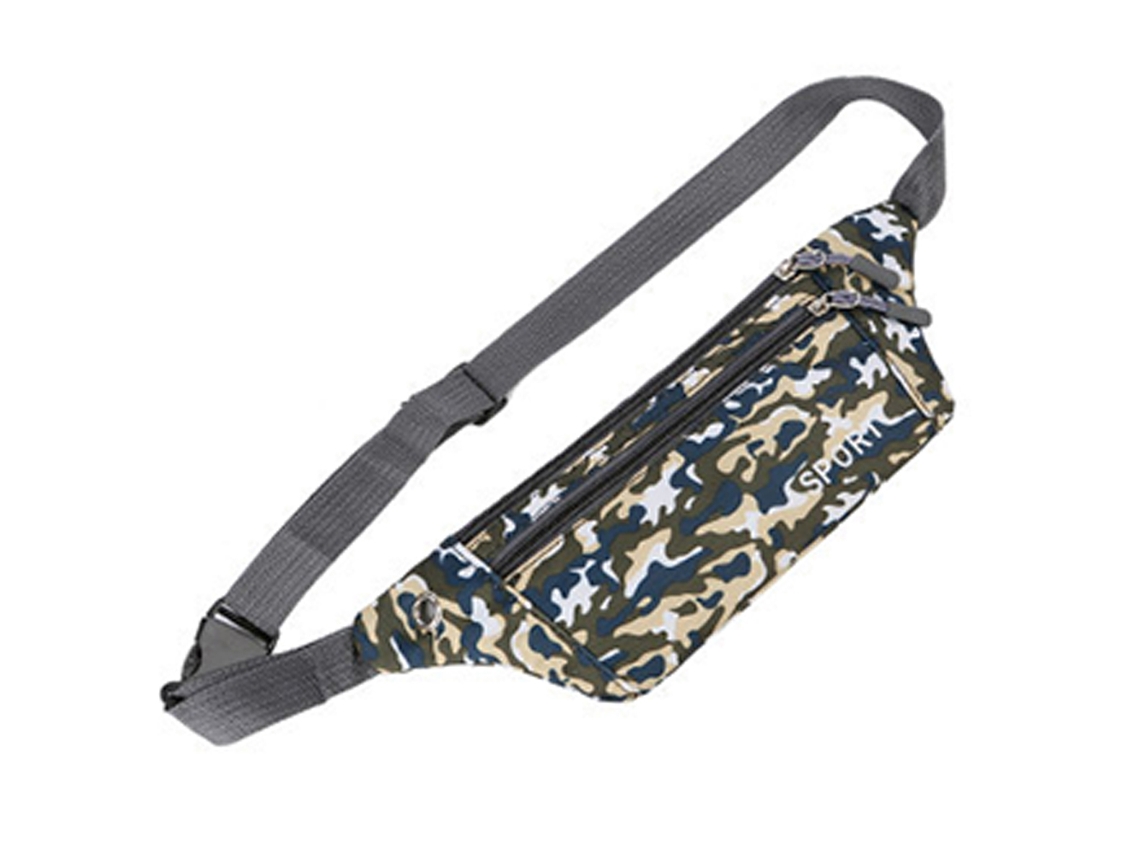NEVEANCE Bolsa de teléfono móvil multicapa reforzada, bolsa de cintura para fitness al aire libre, mochila ligera cruzada o pecho