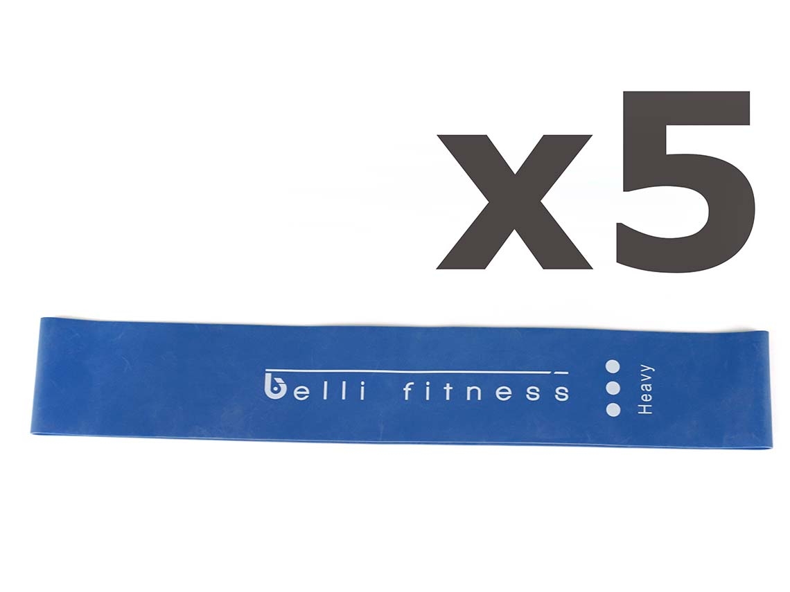 Banda Elástica BELLIFITNESS Azul Difícil