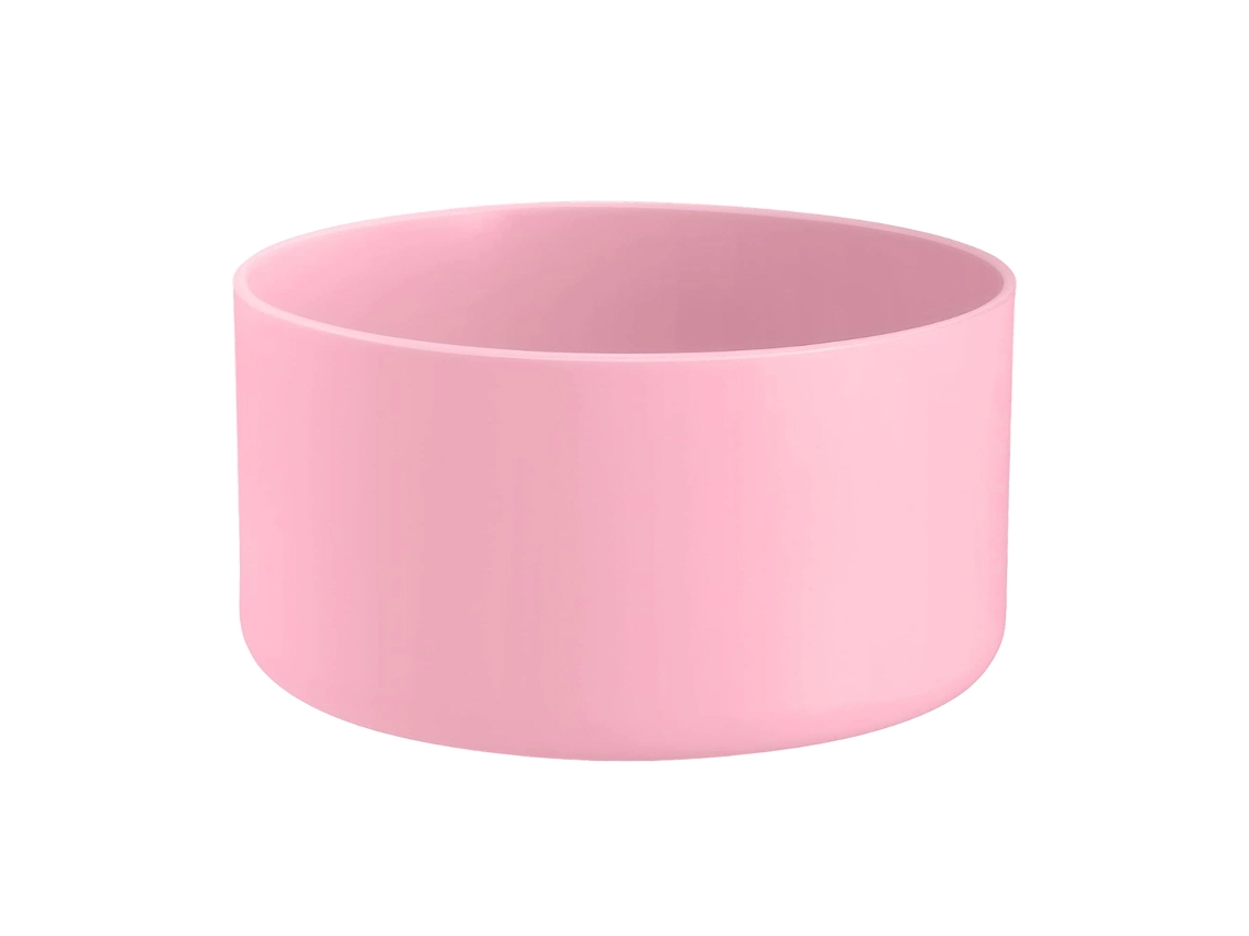 JILLIOPER Set de vasos térmicos de silicona antideslizante, alta temperatura, set de vasos de 7,5 cm y 9 cm con base de silicona