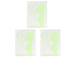 2026-3 Piezas Pegatinas Luminosas Patrones Bonitos Impermeables Autoadhesivas Diy Para Decoración De Baño Pared Ventana Arte