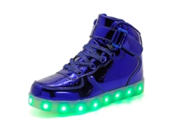 2026-zapatos Deportivos Led Niños Niñas Zapatillas Running Suaves Antideslizantes Talla 30-40 30 Azul