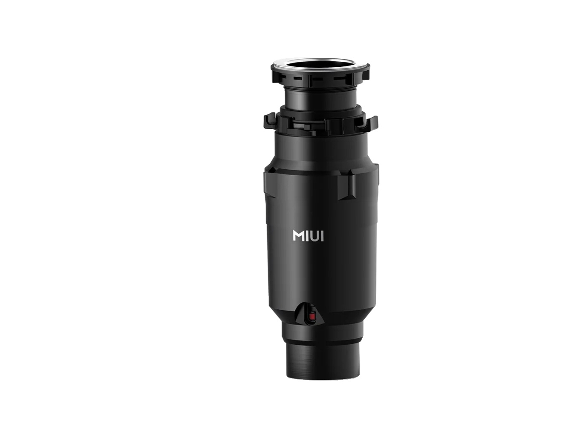 Dispositivo para la eliminación de residuos de alimentos, sistema de trituración de acero inoxidable, aislamiento acústico, color negro, OEM UE