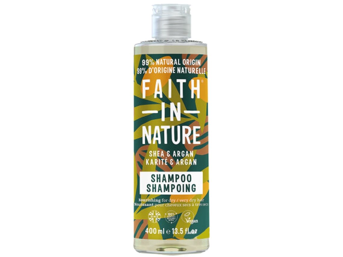 Champú de Karité Y Argán para Cabellos Normales a Secos 400 Ml FAITH IN NATURE