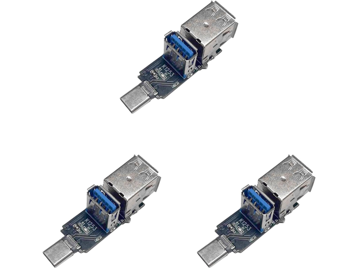El Módulo De Extensión Multipuerto Divisor Usb C Multifuncional Admite La Conexión